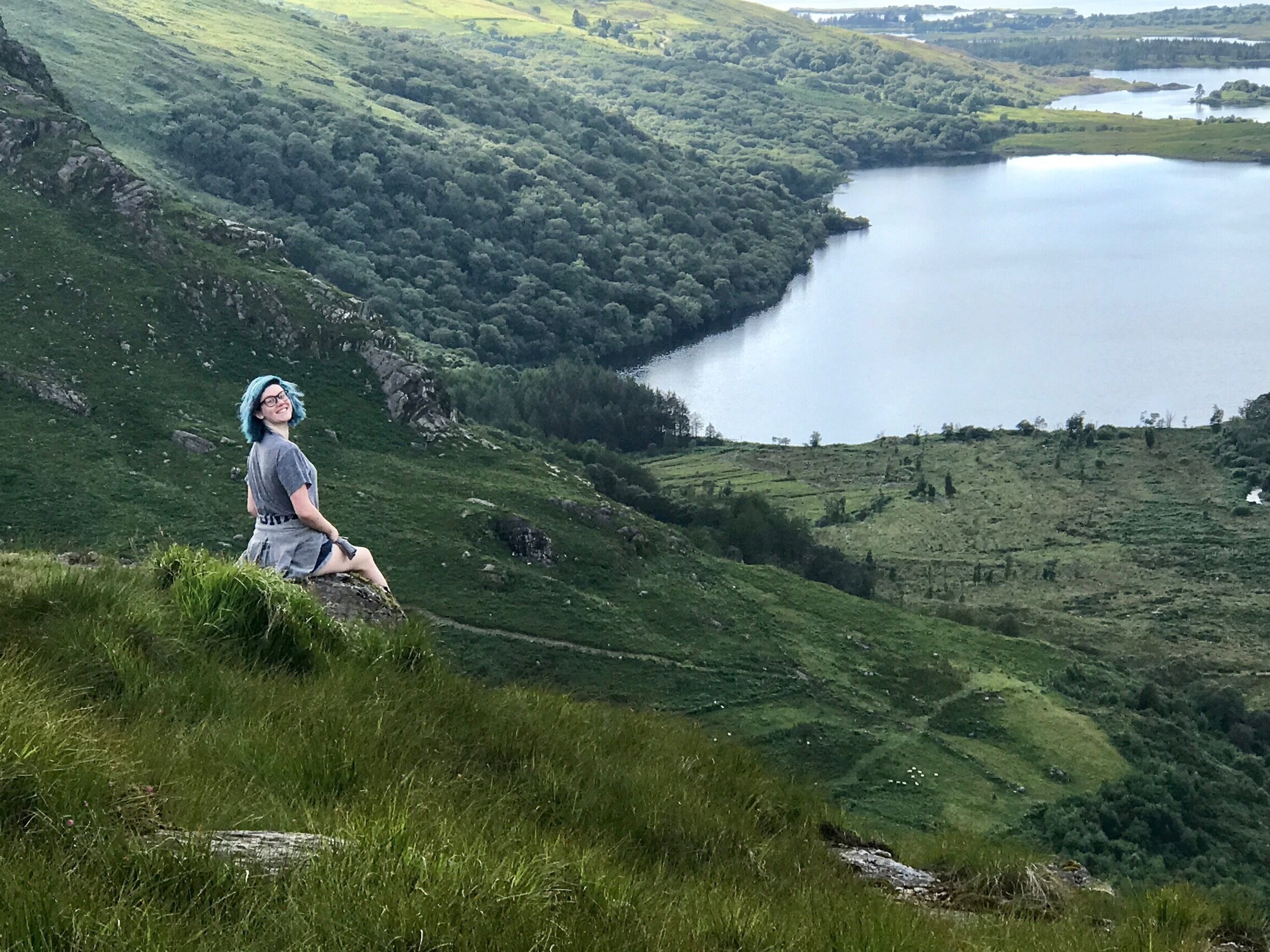 I think I disturbed her moment of solitude