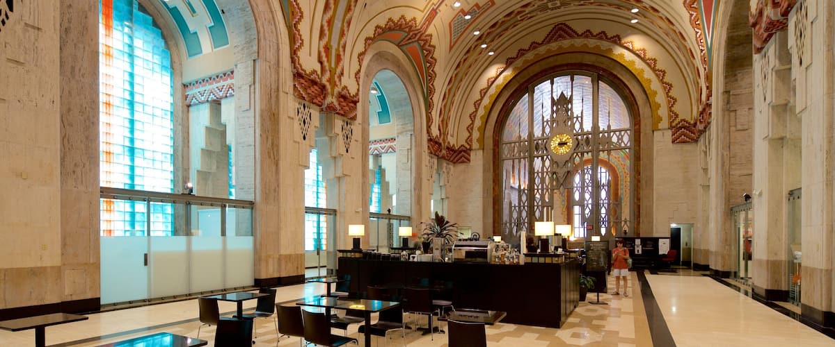 Guardian Building which includes heritage elements and interior views