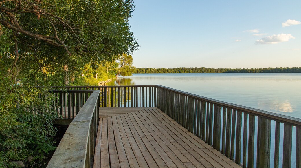 Lake on the Mountain Provincial Park featuring a lake or waterhole