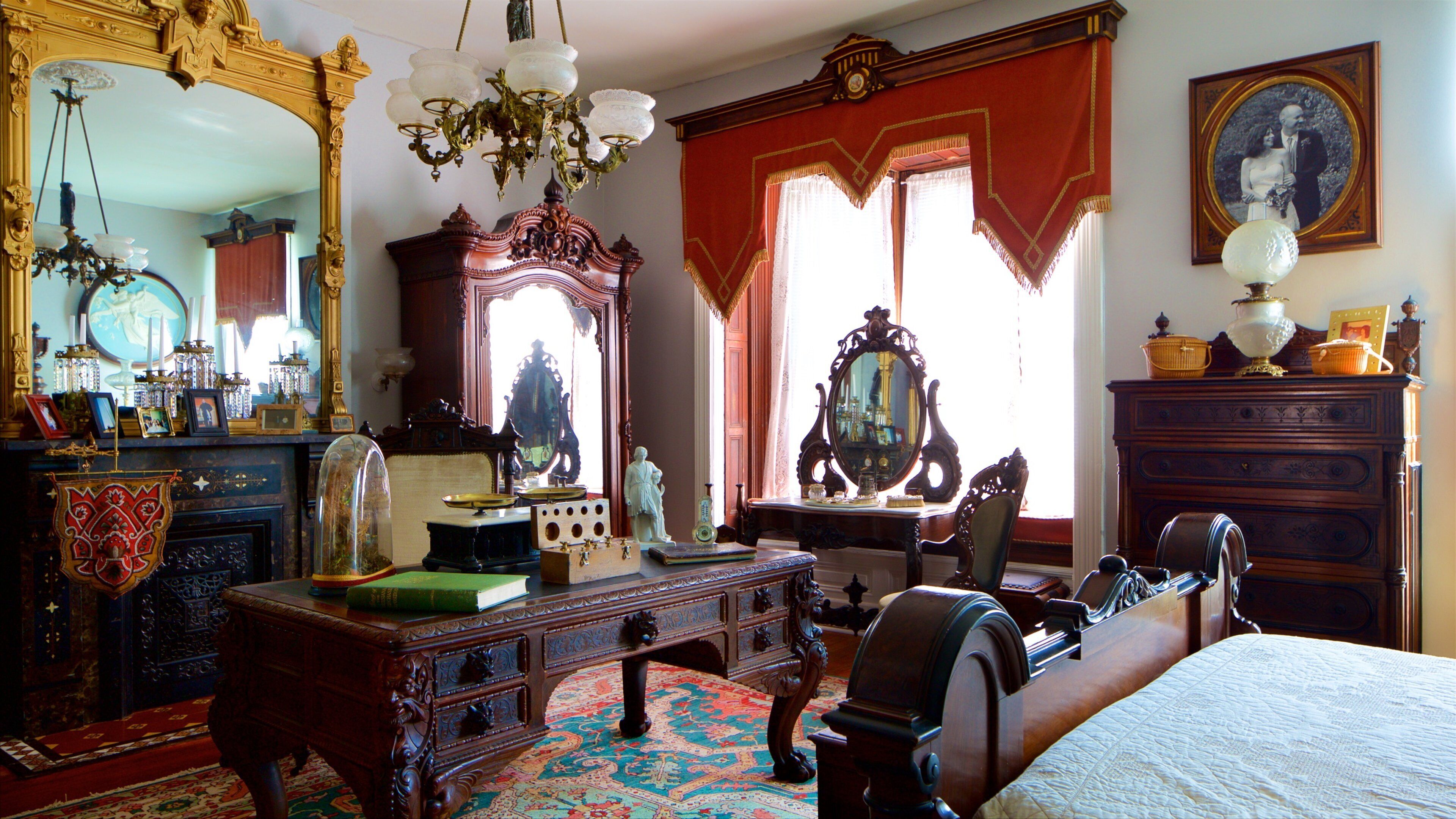 Lafayette Square som viser kulturarvsgenstande, et hus og interiør