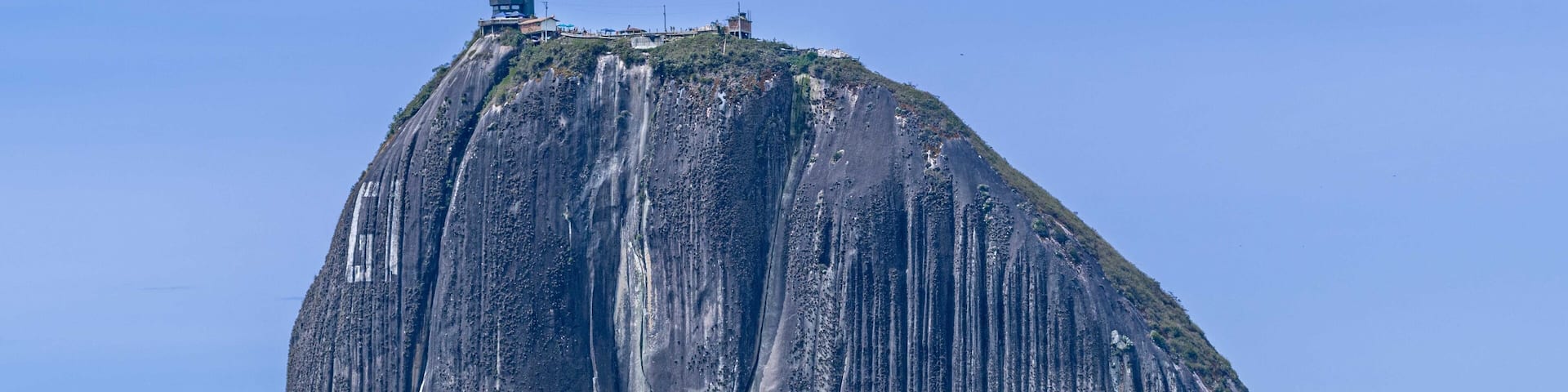El Peñon is a granitic rock in Guatape, just outside of Medellin. You can get amazing views of a massive man-made lake by climbing the 740 steps to the top.