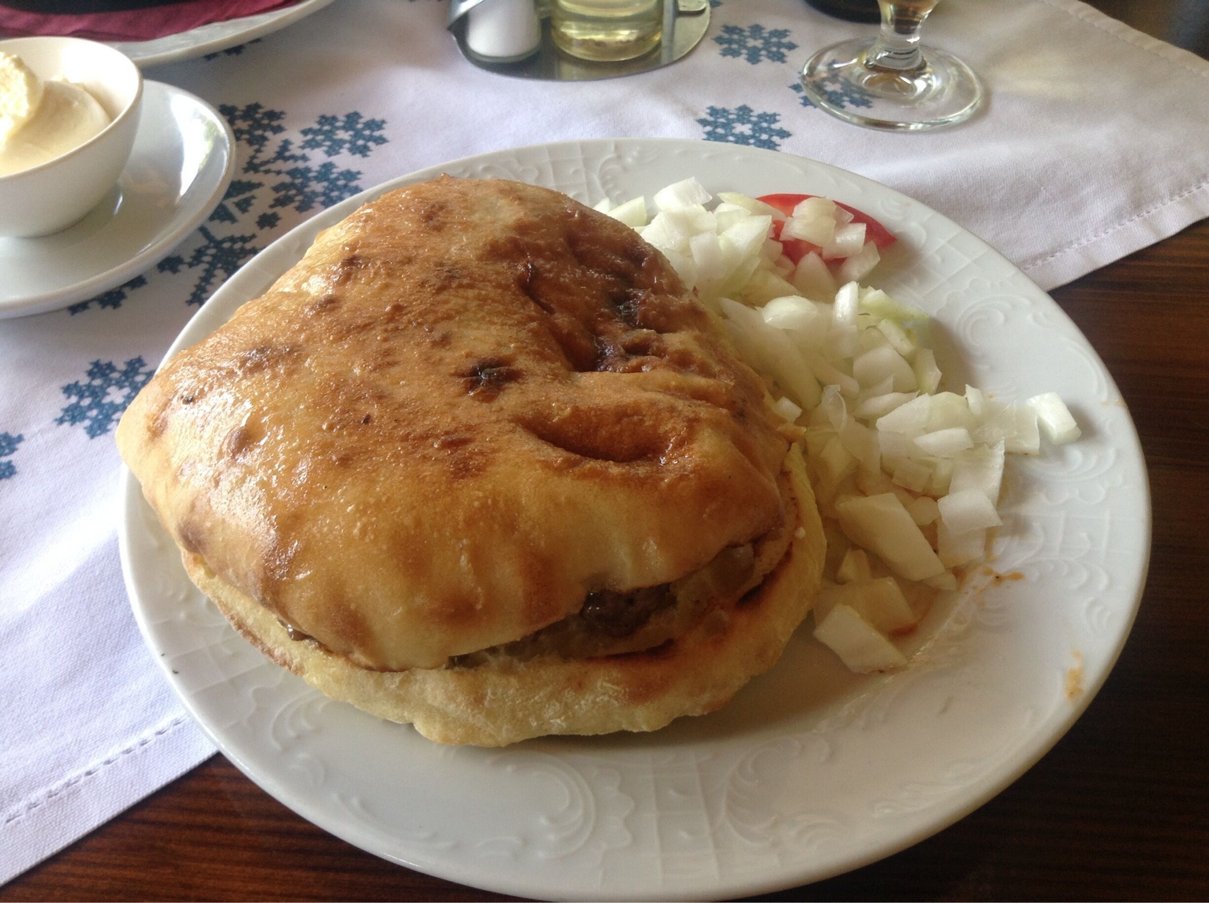 Sofra is an excellent Bosnian restaurant in Zagreb. I highly recommend the Čevapi (grilled mincemeat served with bread).

