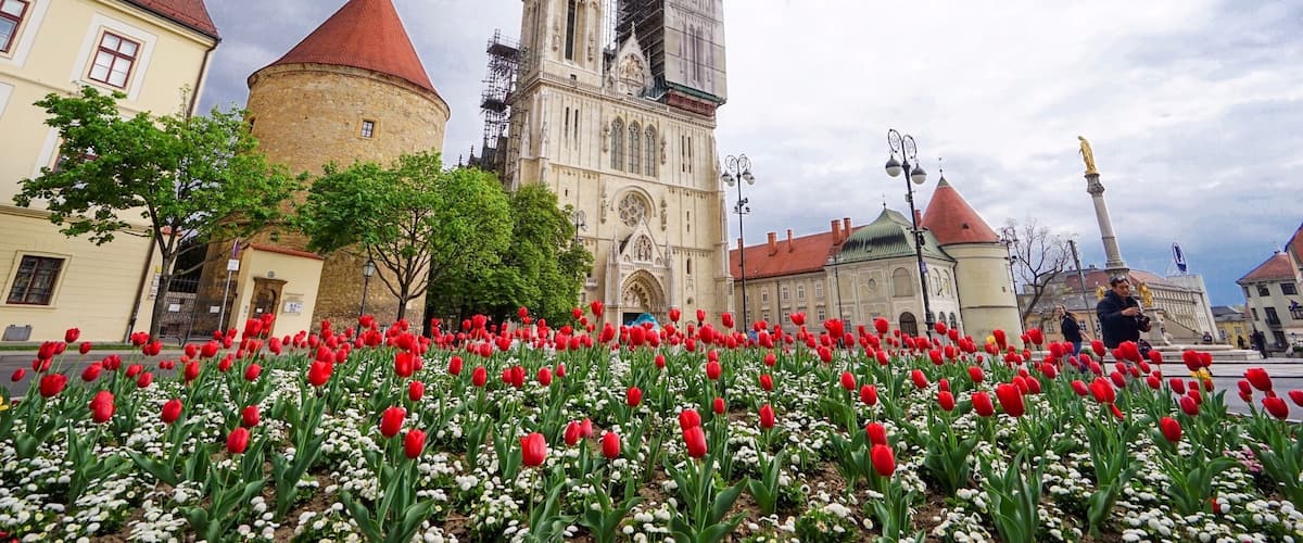 When visiting Zagreb, there are a few attractions you can't miss. Cathedral of Zagreb is one of those. Being as old as it is, the cathedral was built in 11th century through rain and shine, and some renovations the building is still standing magnificently for our visit.
