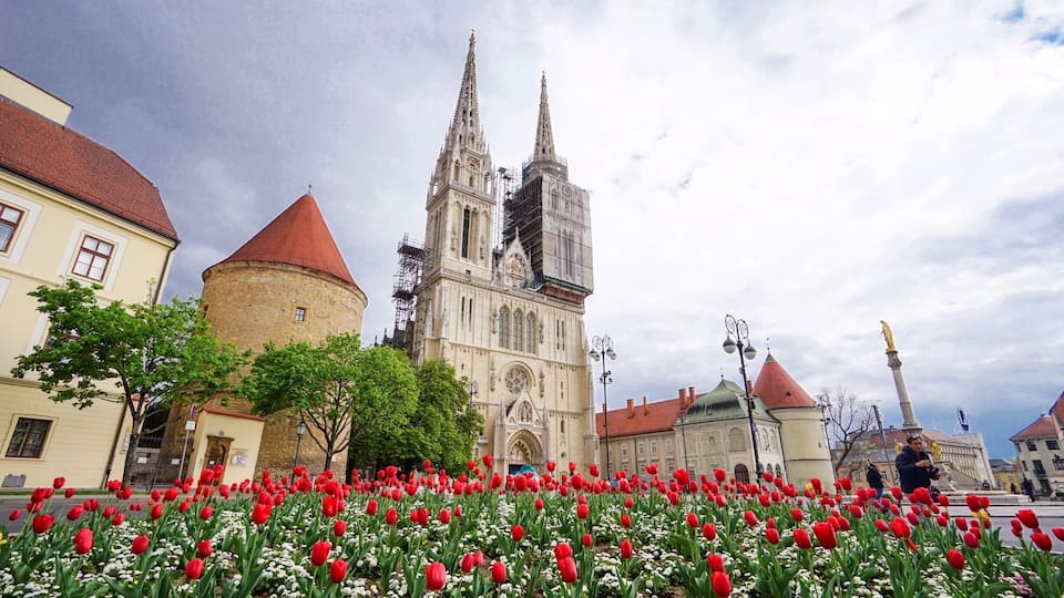 When visiting Zagreb, there are a few attractions you can't miss. Cathedral of Zagreb is one of those. Being as old as it is, the cathedral was built in 11th century through rain and shine, and some renovations the building is still standing magnificently for our visit.
