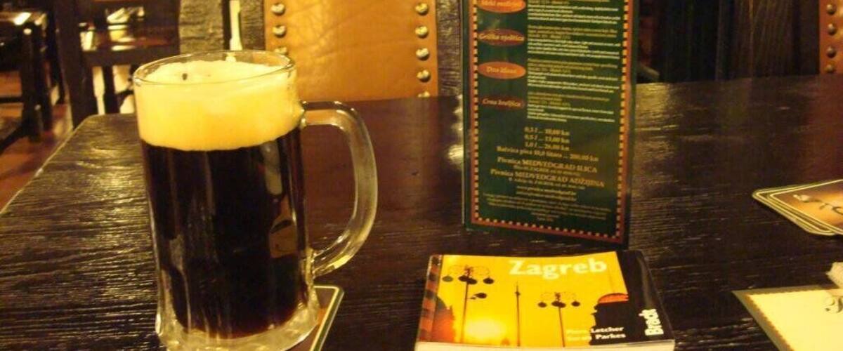 Good local beer and food in Zagreb
