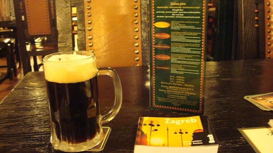 Good local beer and food in Zagreb