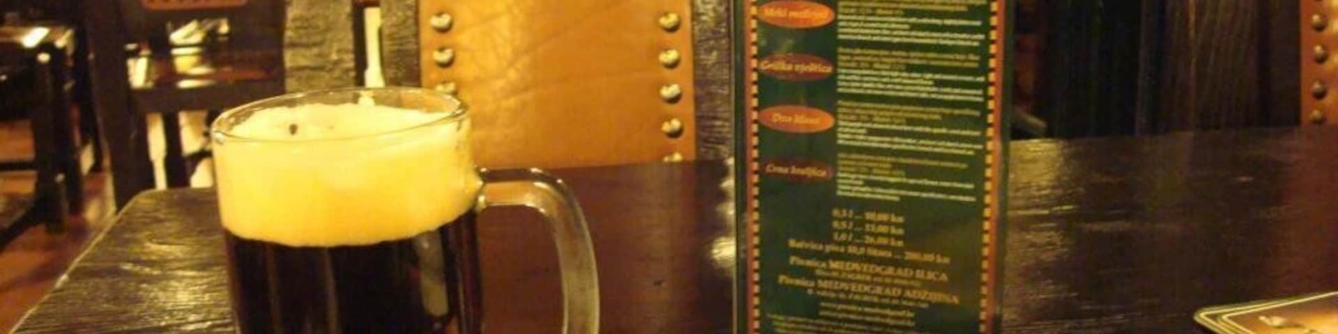 Good local beer and food in Zagreb