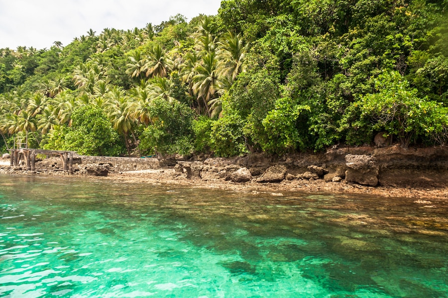 Island hopping destination in Samal, Island Grden City of Samal, Davao del Norte, Philippines