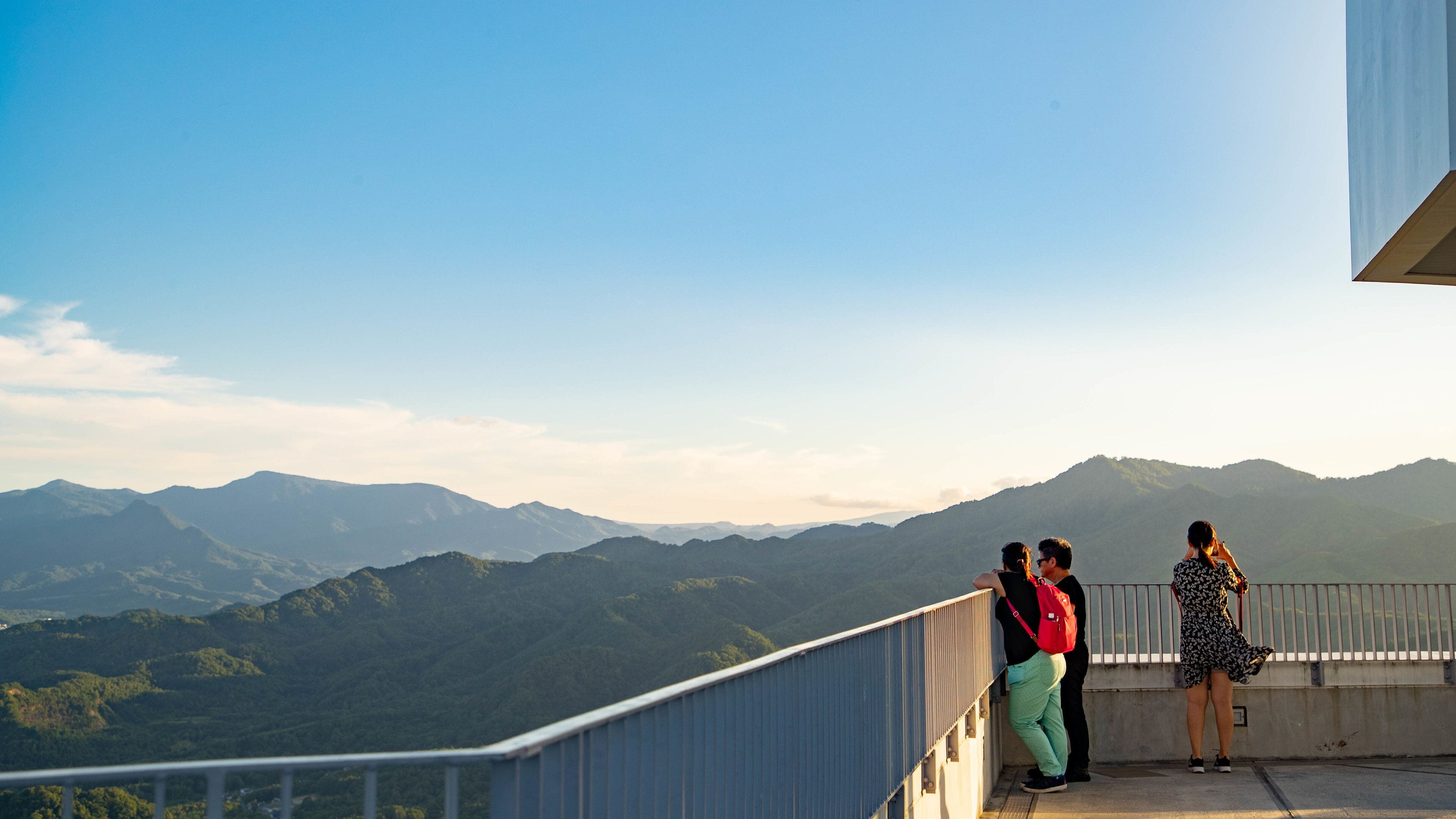 Mount Moiwa showing landscape views, views and a sunset