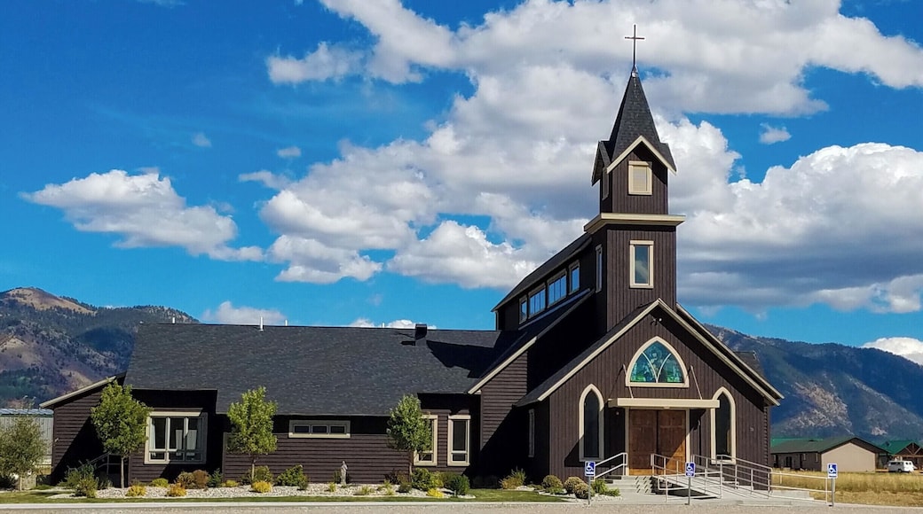 Catholic church in #StarValley WY. Looks Scandinavian to me. #StunningStructures
