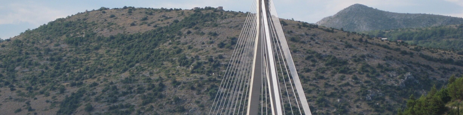 View of the bridge from the Dubruvnik cruise port
-2013