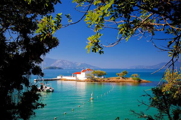 Senhor do Bonfim Kirche welches beinhaltet tropische Szenerien, Inselbilder und allgemeine Küstenansicht