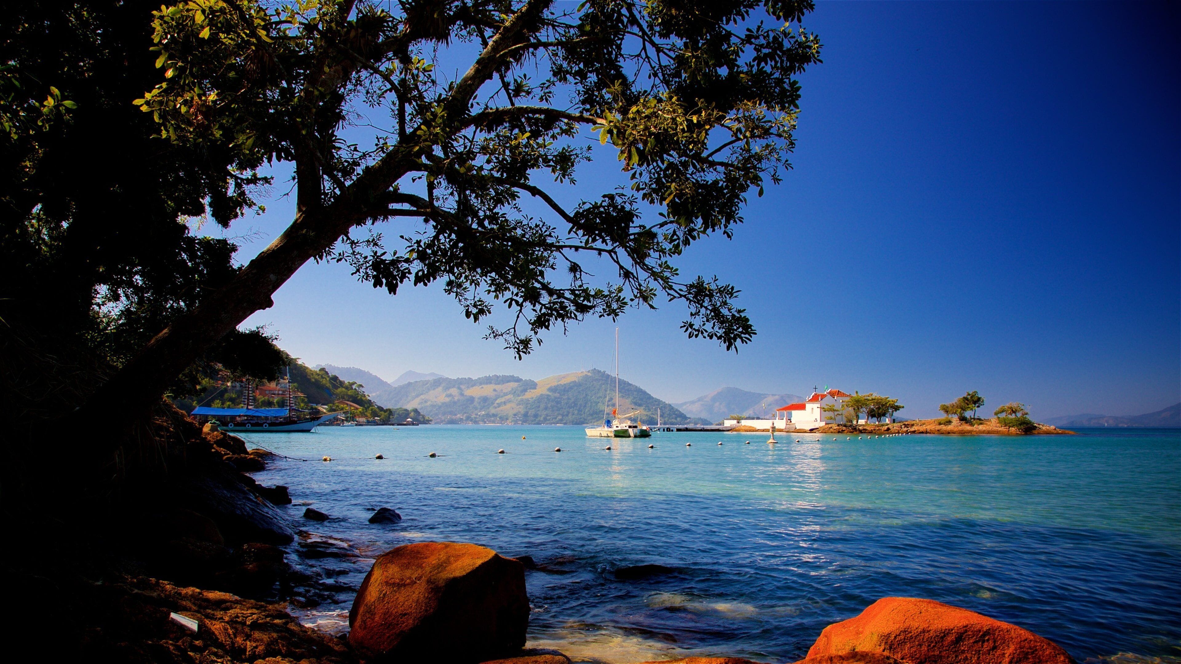 Senhor do Bonfim Church featuring general coastal views, a bay or harbor and island views