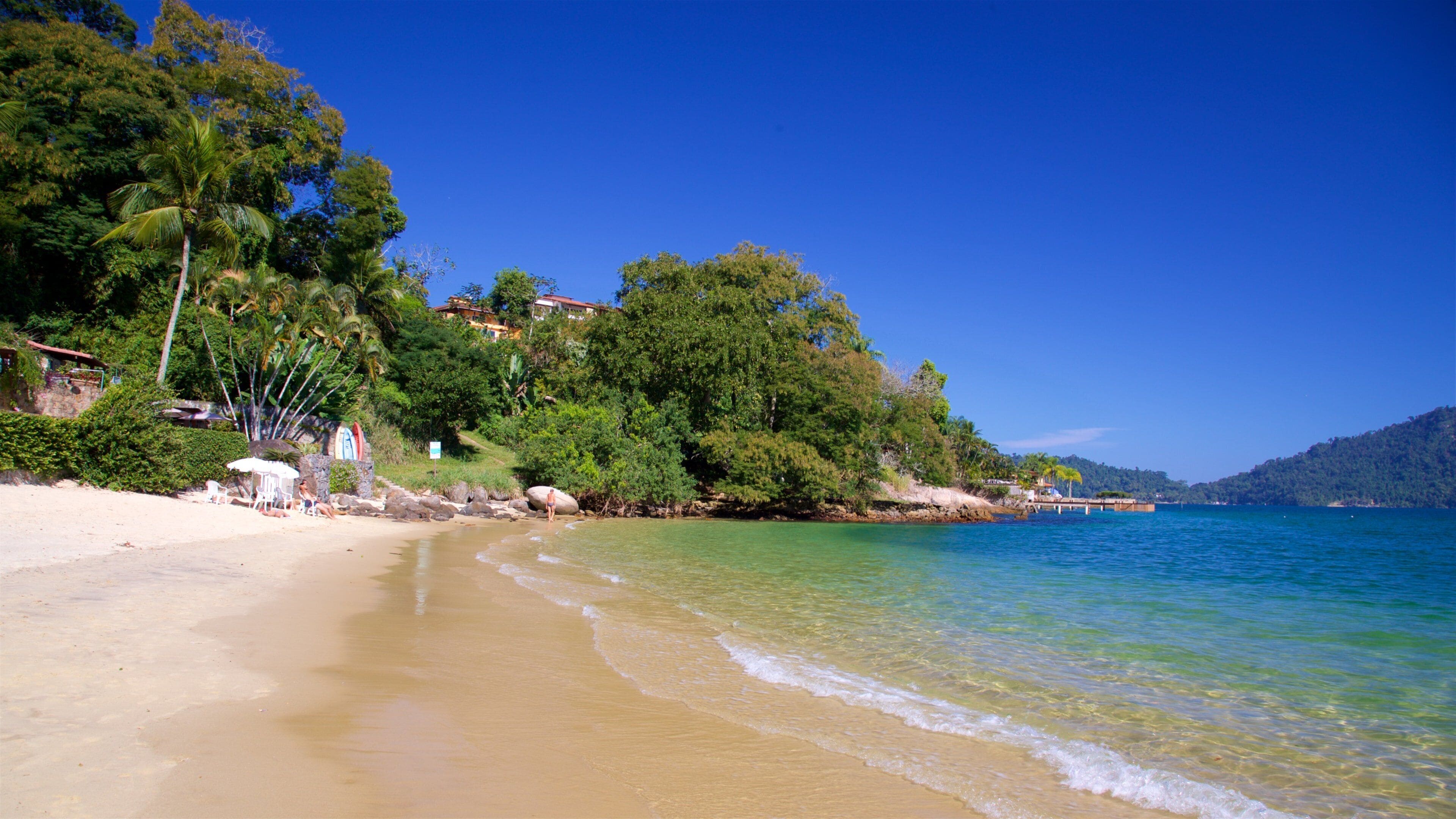 Figueira Beach featuring general coastal views, tropical scenes and a sandy beach