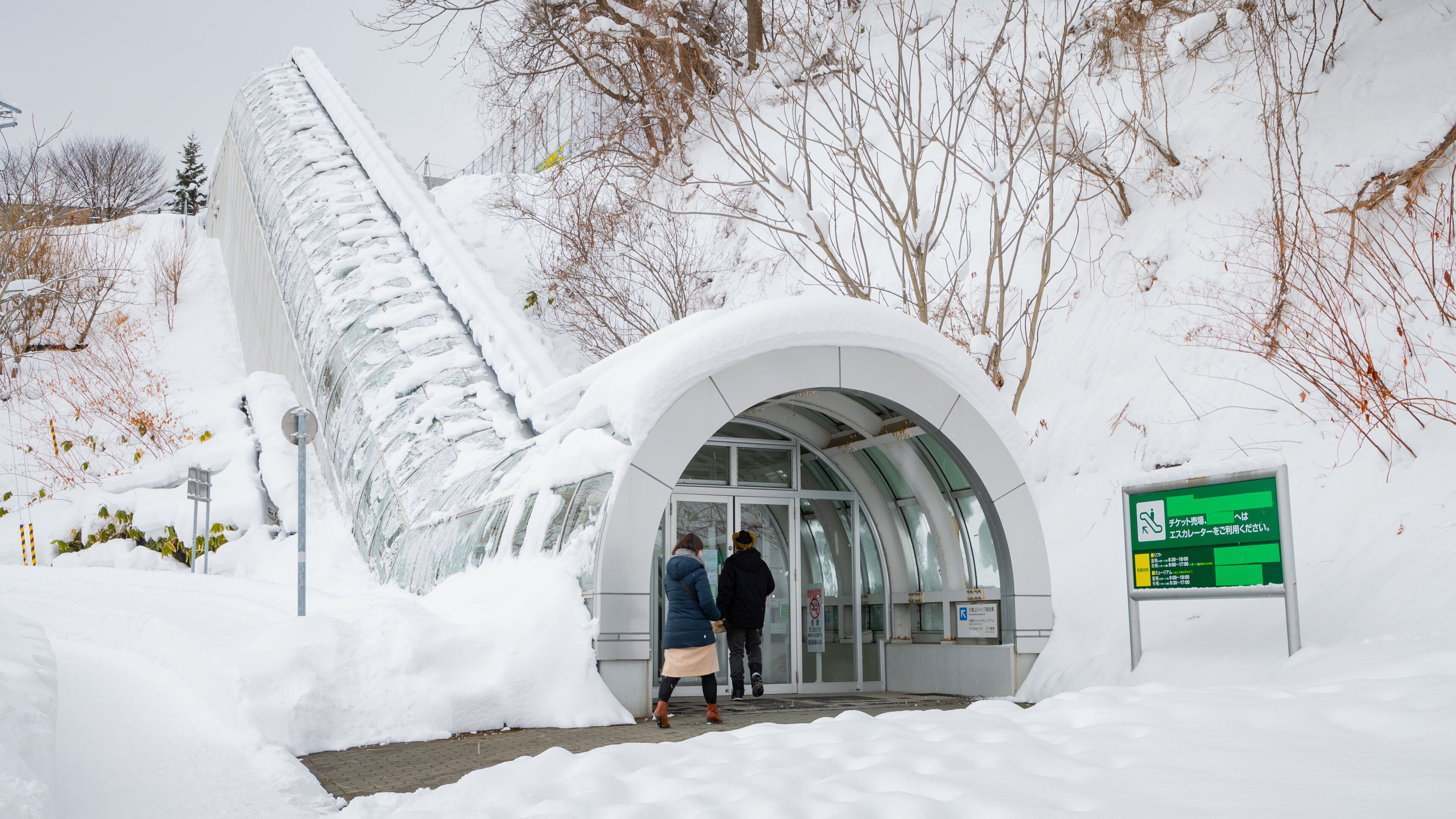 Sapporo Winter Sports Museum which includes snow as well as a couple