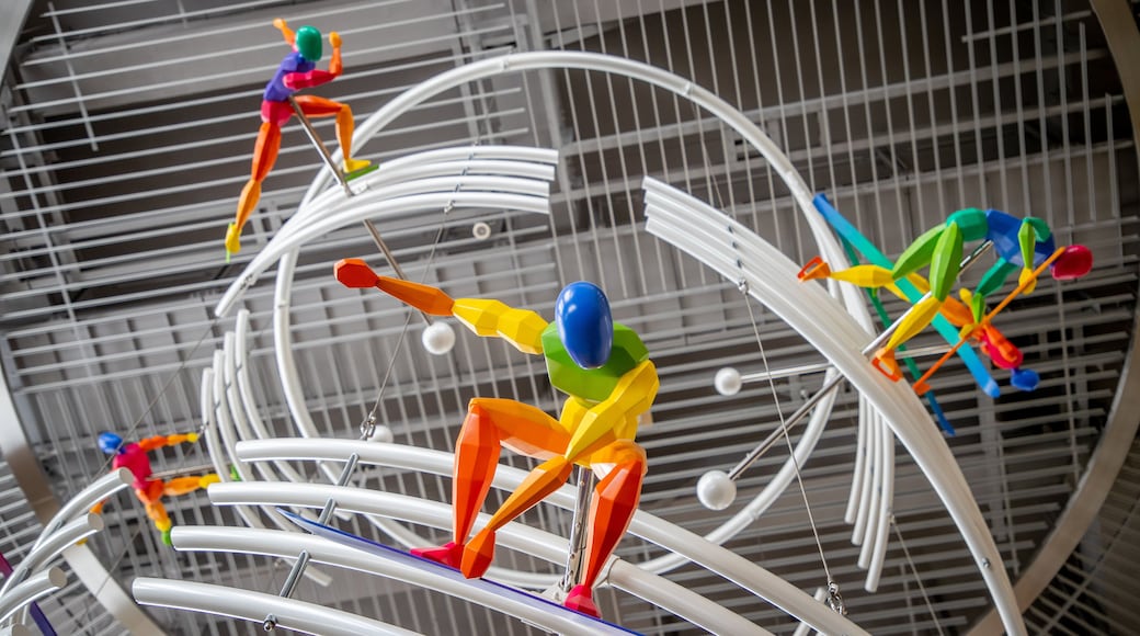 Sapporo Winter Sports Museum which includes interior views and art