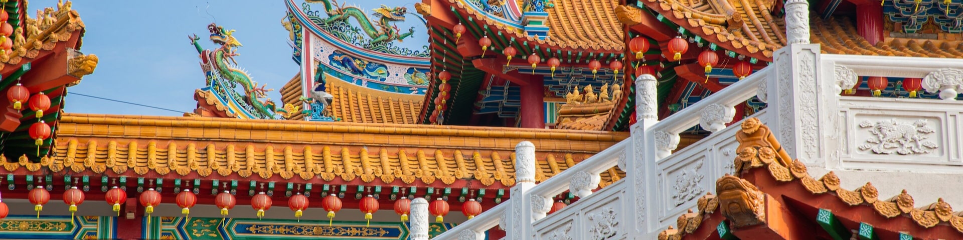 Thean Hou Temple showing heritage elements