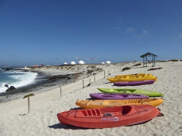 Remote gateway to Reserva Nacional Pinguino de Humboldt, Chile