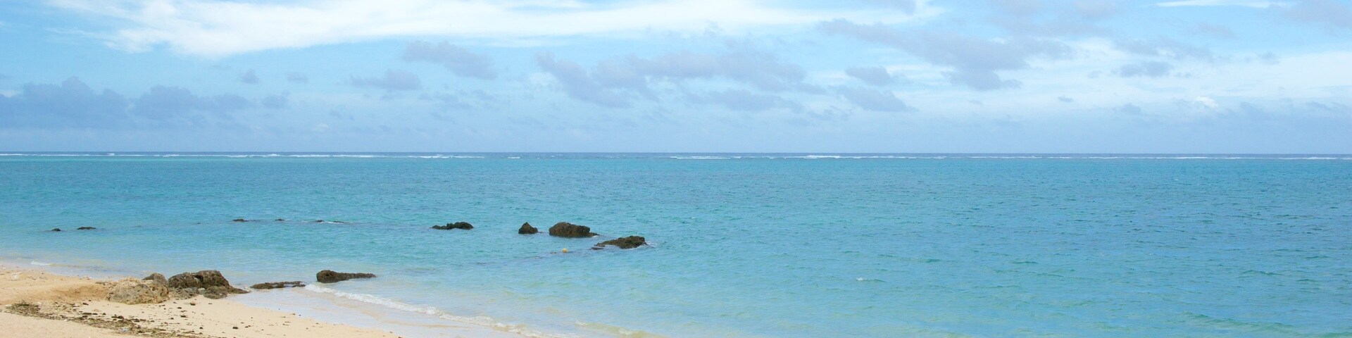 Shiraho Beach featuring a sandy beach