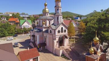 Svyato-Nikolsky Temple, the village of Arkhipo-Osipovka, Krasnodar Krai, Russia