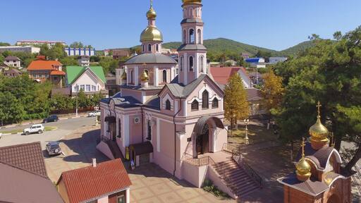 Svyato-Nikolsky Temple, the village of Arkhipo-Osipovka, Krasnodar Krai, Russia