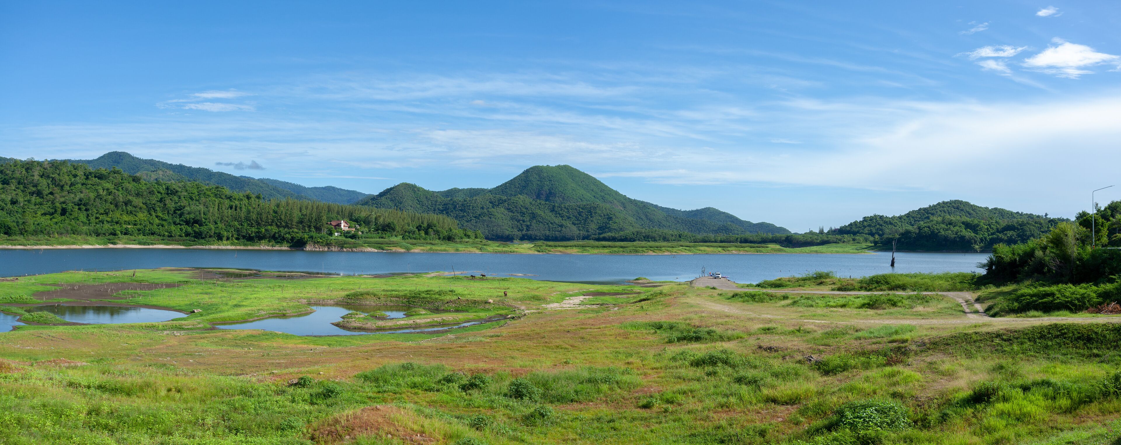 Huai Tha Khie Reservoir View Point, Ban Kha District, Ratchaburi Province, Thailand