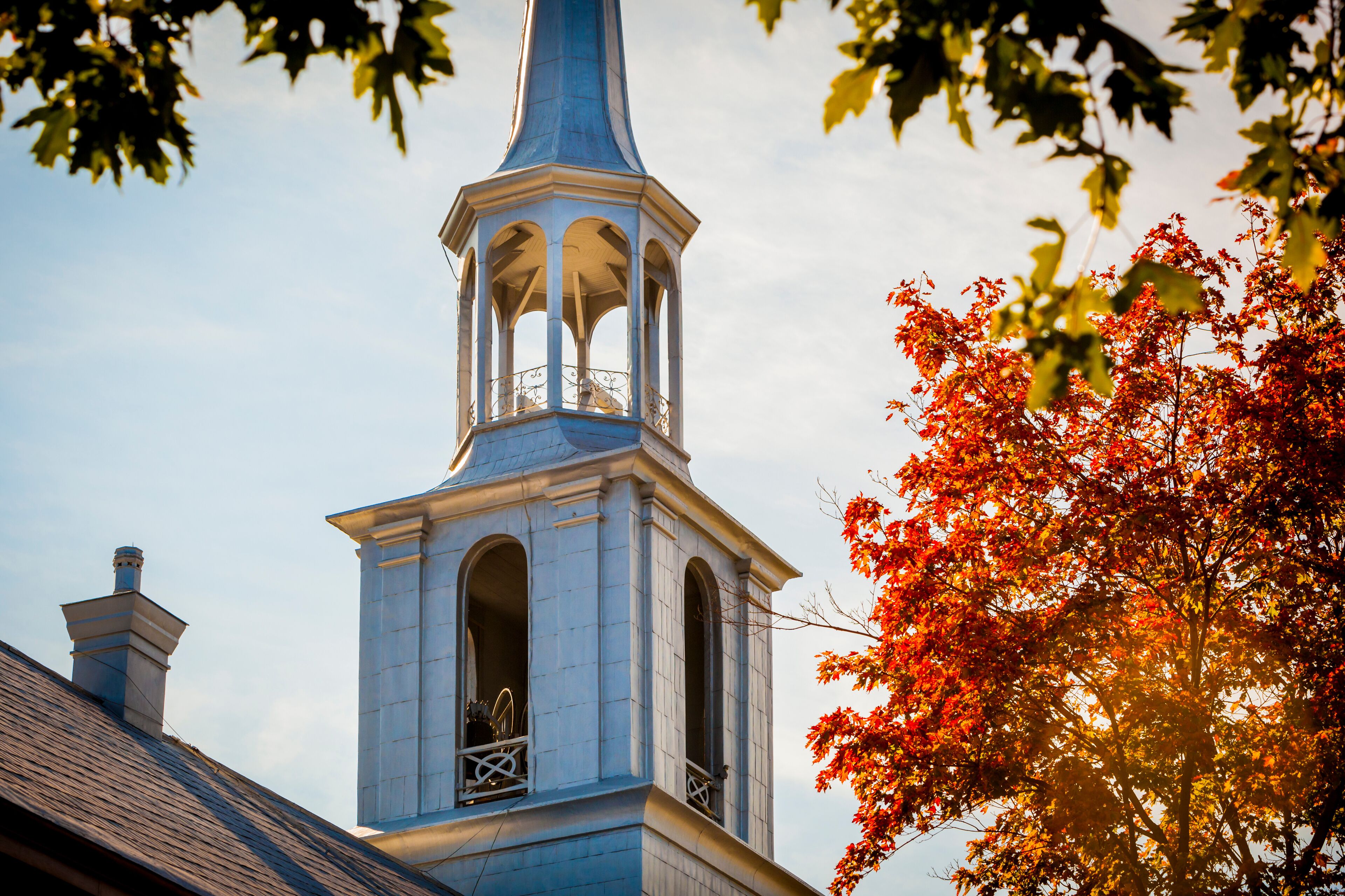 Notre-Dame-du-Portage catholic roman church (1863) by St-Lawrence river, Quebec, Canada.