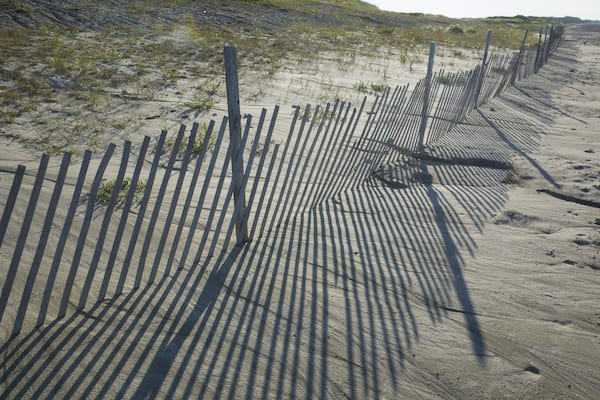 Fence at Sandy Neck Beach Park, Barnstable, Cape Cod, Massachusetts, USA, Shutterstock ID 729172120, purchase_order: SP-1269 HA 2018 Batch 1, Order: , client: , other: