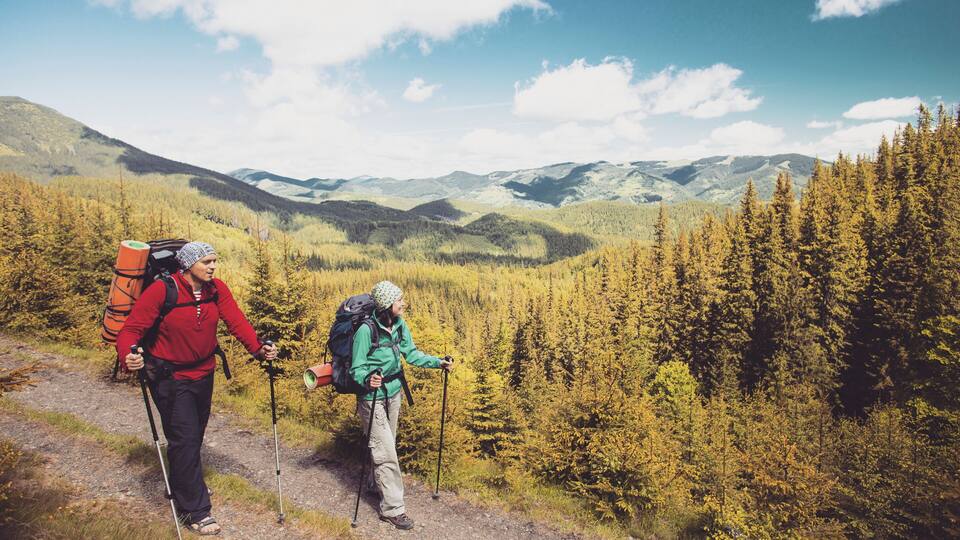 Summer hiking.