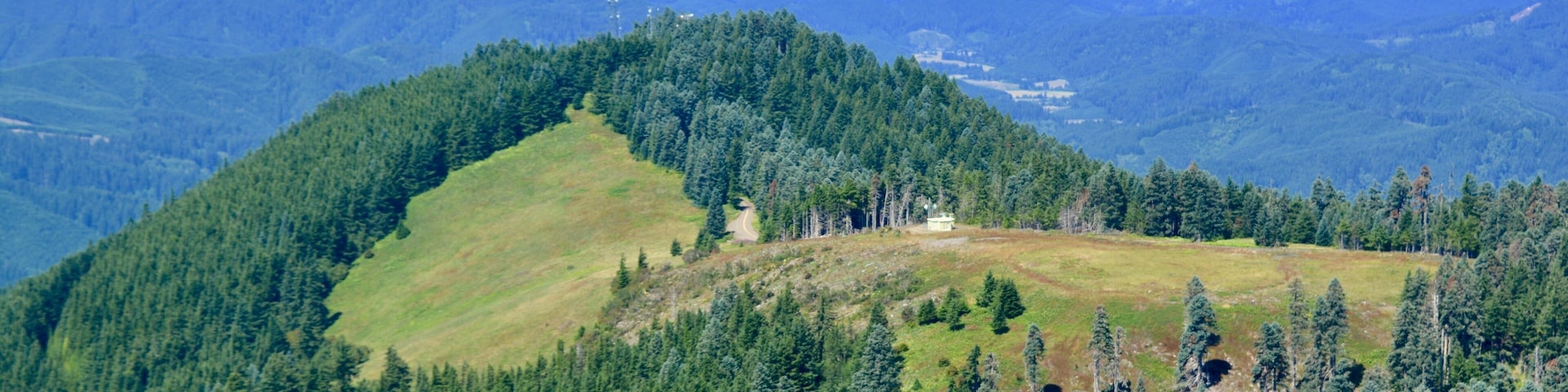 Mary's Peak Philomath Oregon View Landscape Mountains