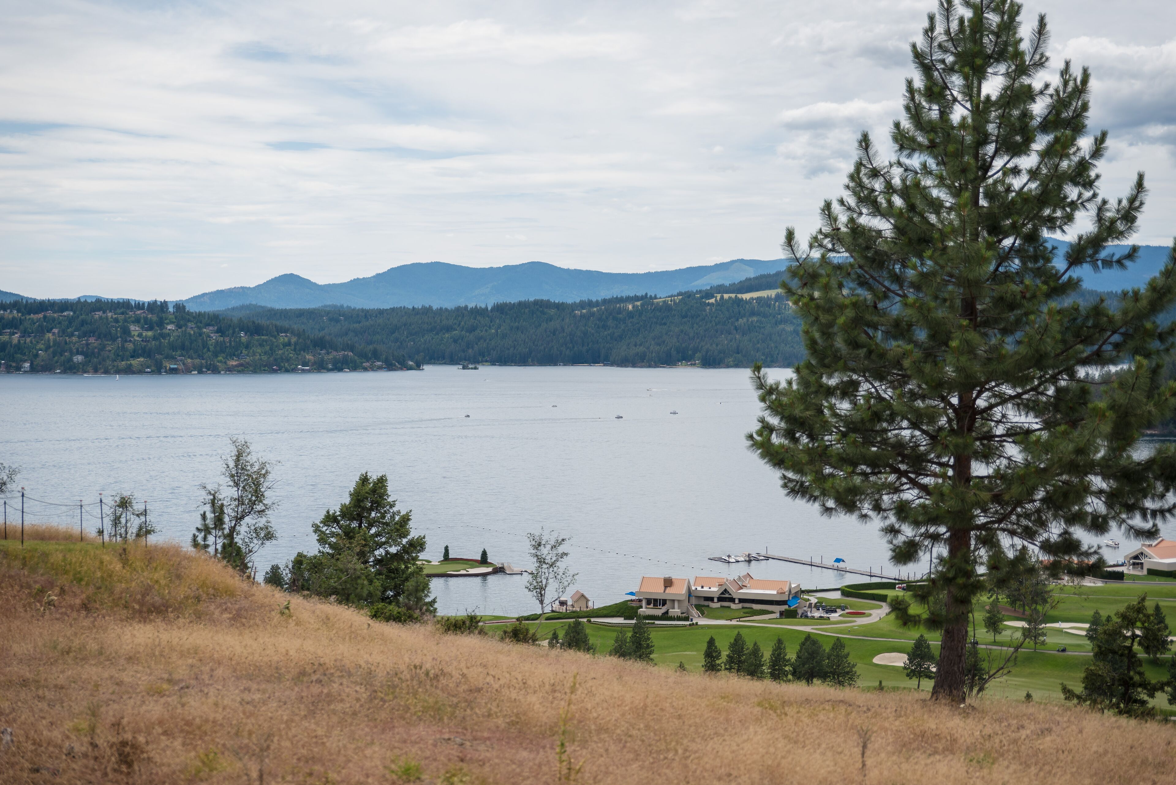 View Over Large Lake and Golf Course