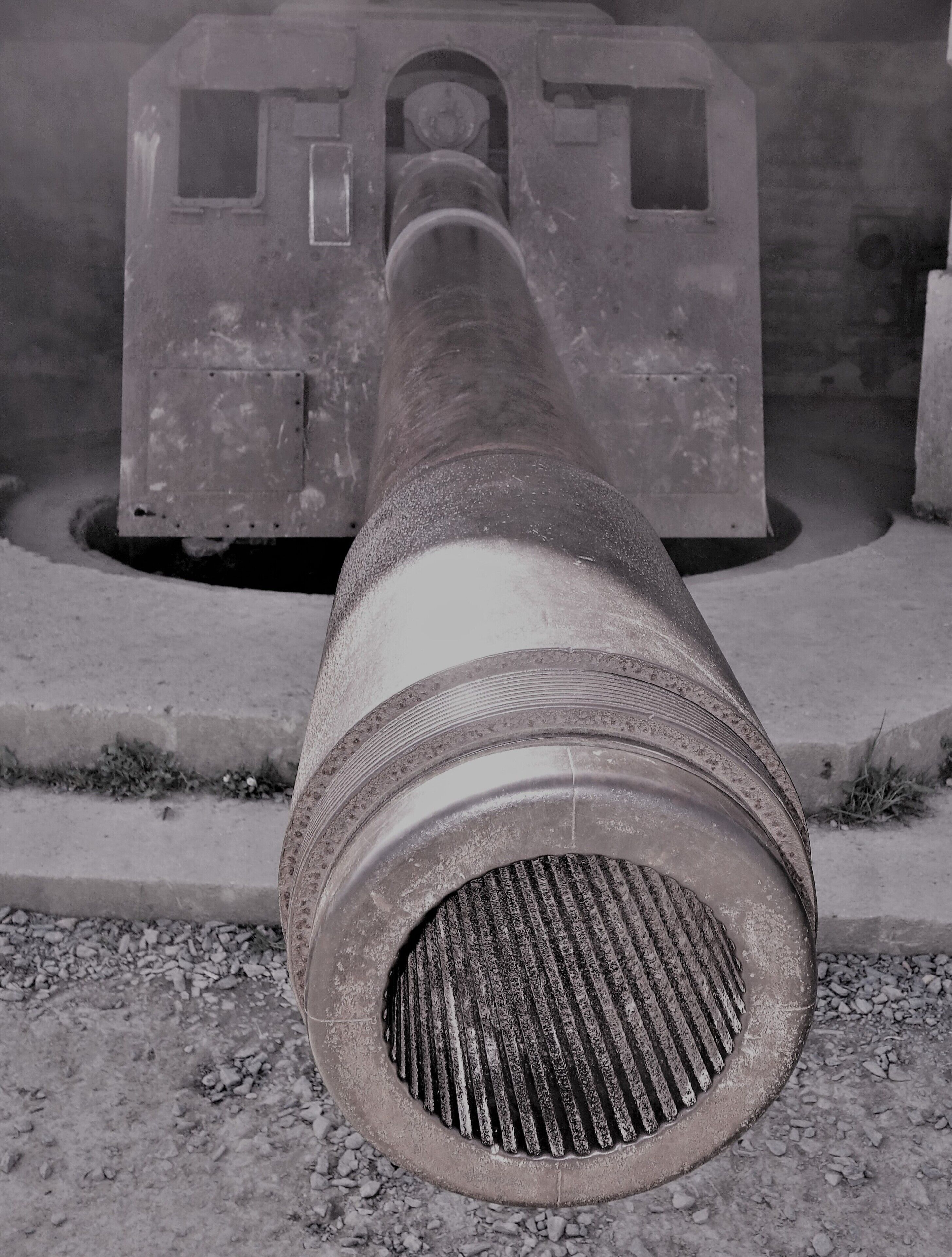 Normandy, traces of D-day.
June 6, 2019: 75th anniversary of D-day in Normandy.
The German Battery in Longues-sur-Mer is a well-preserved coastal defence battery with three of the four guns used on D-Day still in place. #D_day_Normandy