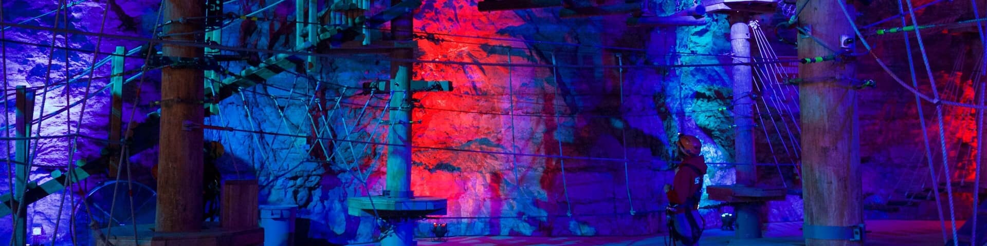 Louisville Mega Cavern showing caves