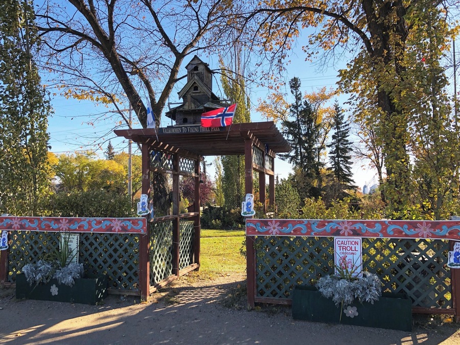 The Viking Troll Park. Viking was settled in 1909 by Scandinavian settlers; Sivert Hafso and Ole Sorenson from Norway. (October 2019)
#Local Secrets #MyBackyard