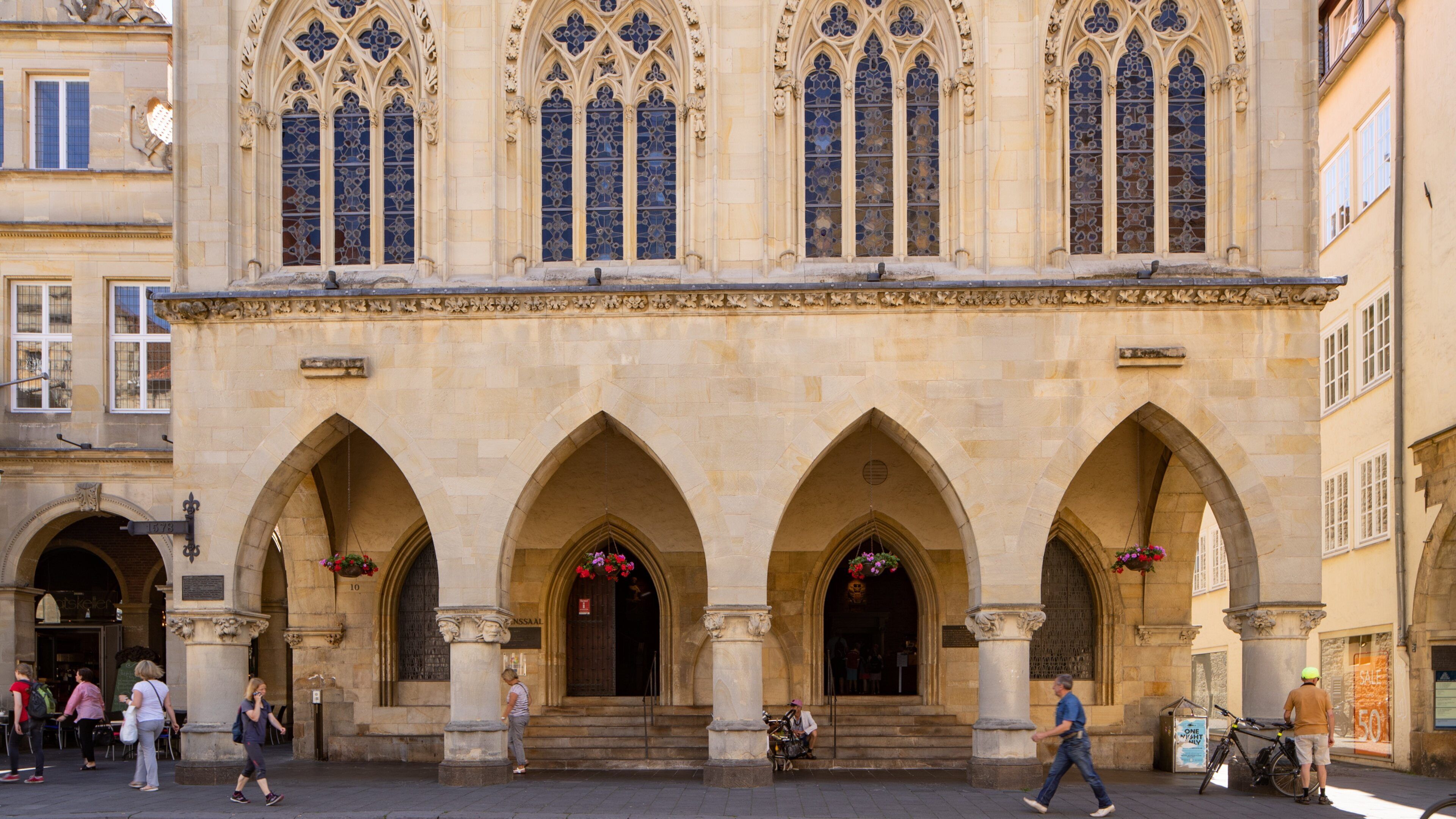 Peace Hall featuring heritage elements