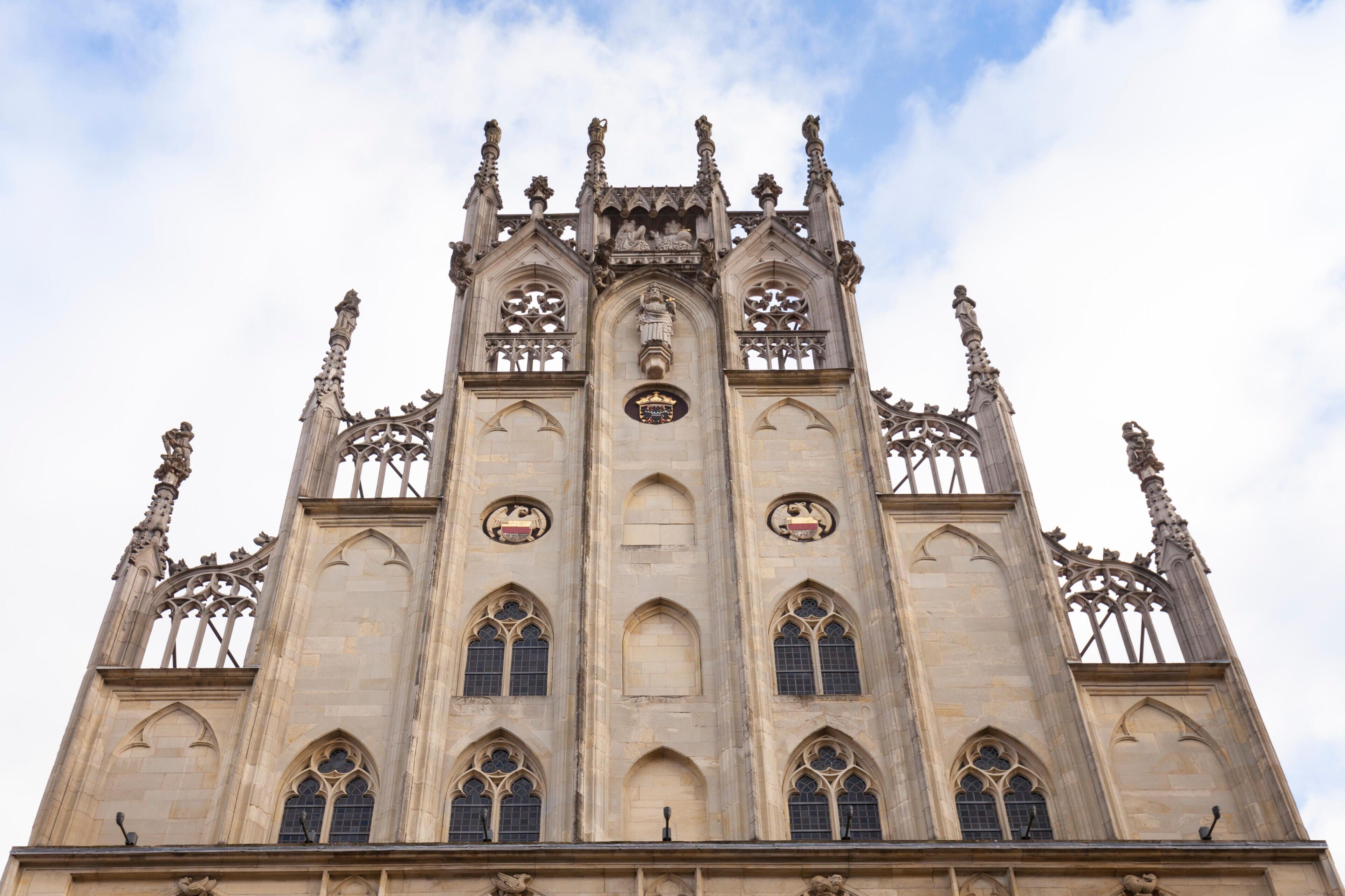 JKRJJR Town hall, Munster, Munsterland, North Rhine-Westphalia, Germany, Europe