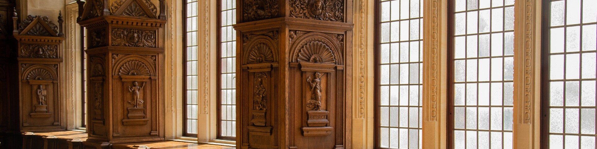 Peace Hall featuring interior views and heritage elements