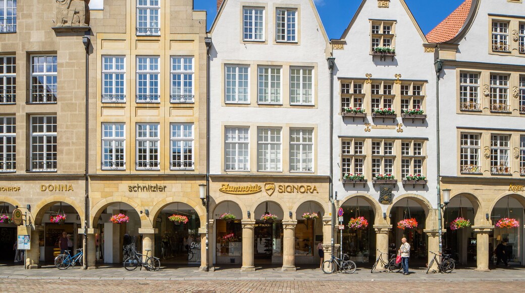 Prinzipalmarkt featuring signage