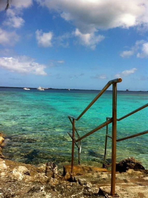 Gab gab beach. Stairs to paradise.