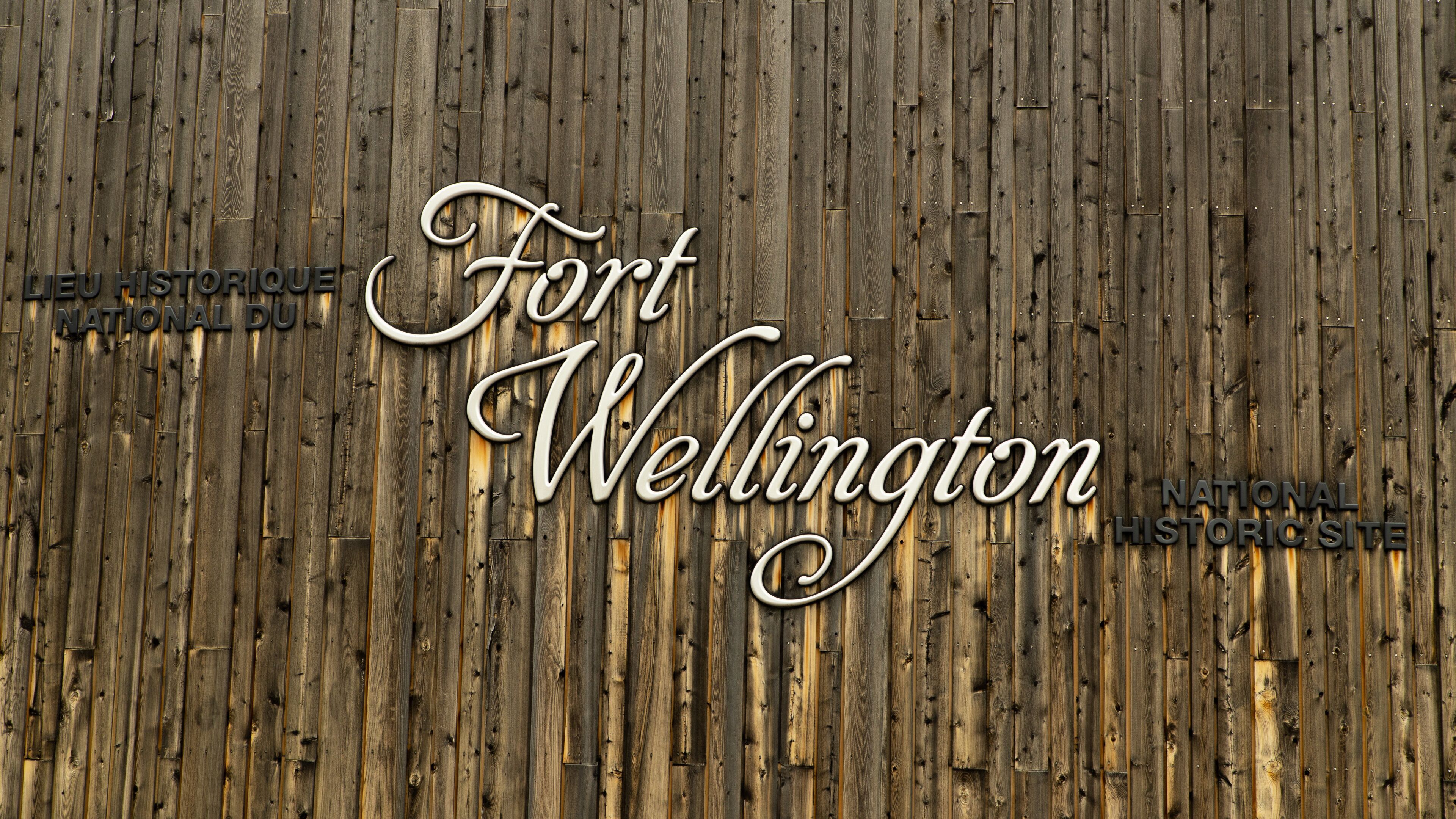 Fort Wellington National Historic Site which includes signage