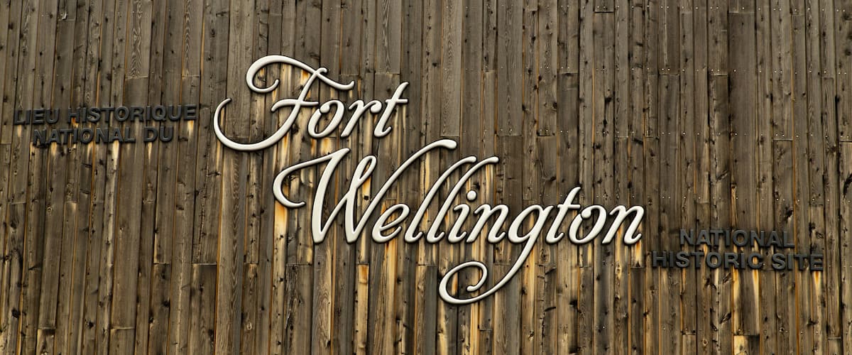 Fort Wellington National Historic Site which includes signage