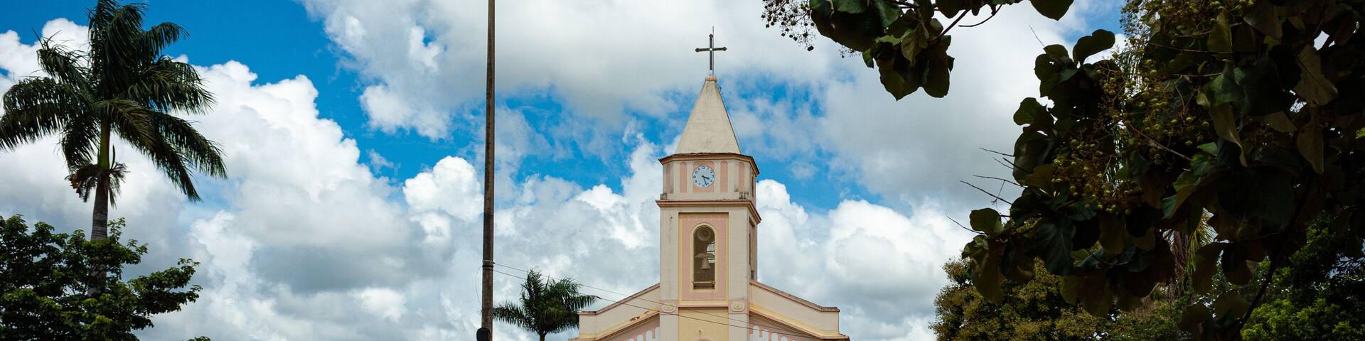Nossa Senhora Mother Church. da Abadia, city of Abadia dos Dourados, state of minas Gerais, Brazil