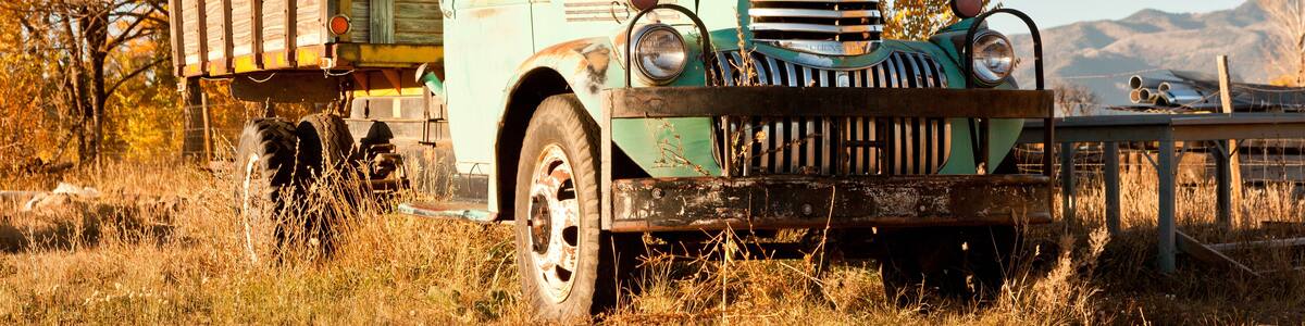 Old truck in El Prado, Taos County, New Mexico