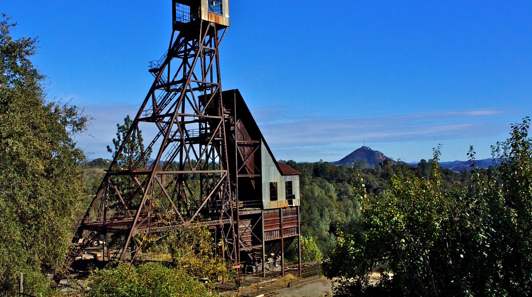 Headframe from bygone era, Kennedy Gold Mine, Jackson, California