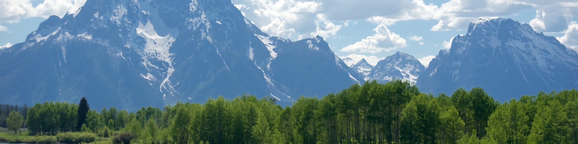 Oxbow Bend which includes a river or creek and mountains