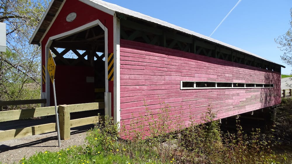 North America, Canada, Province of Quebec, City of Saint-Ulric, Pierre-Carrier Covered Bridge (1918)