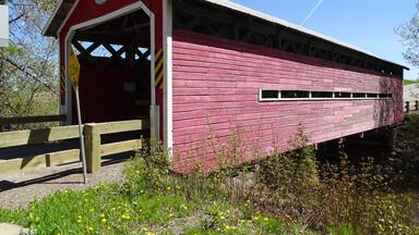 North America, Canada, Province of Quebec, City of Saint-Ulric, Pierre-Carrier Covered Bridge (1918)
