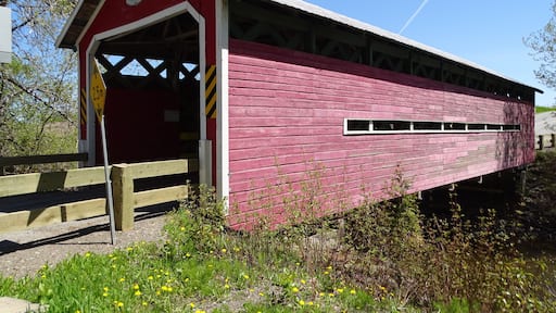 North America, Canada, Province of Quebec, City of Saint-Ulric, Pierre-Carrier Covered Bridge (1918)