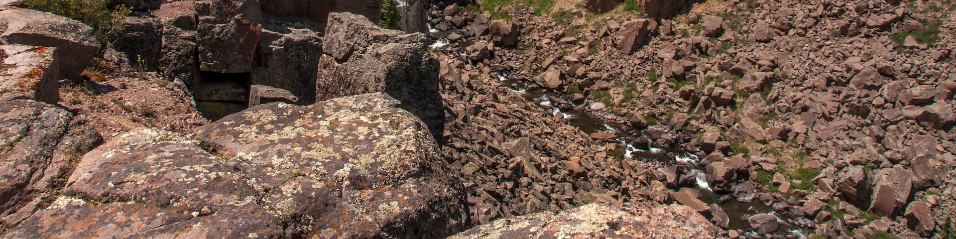 North Clear Creek Falls in Colorado