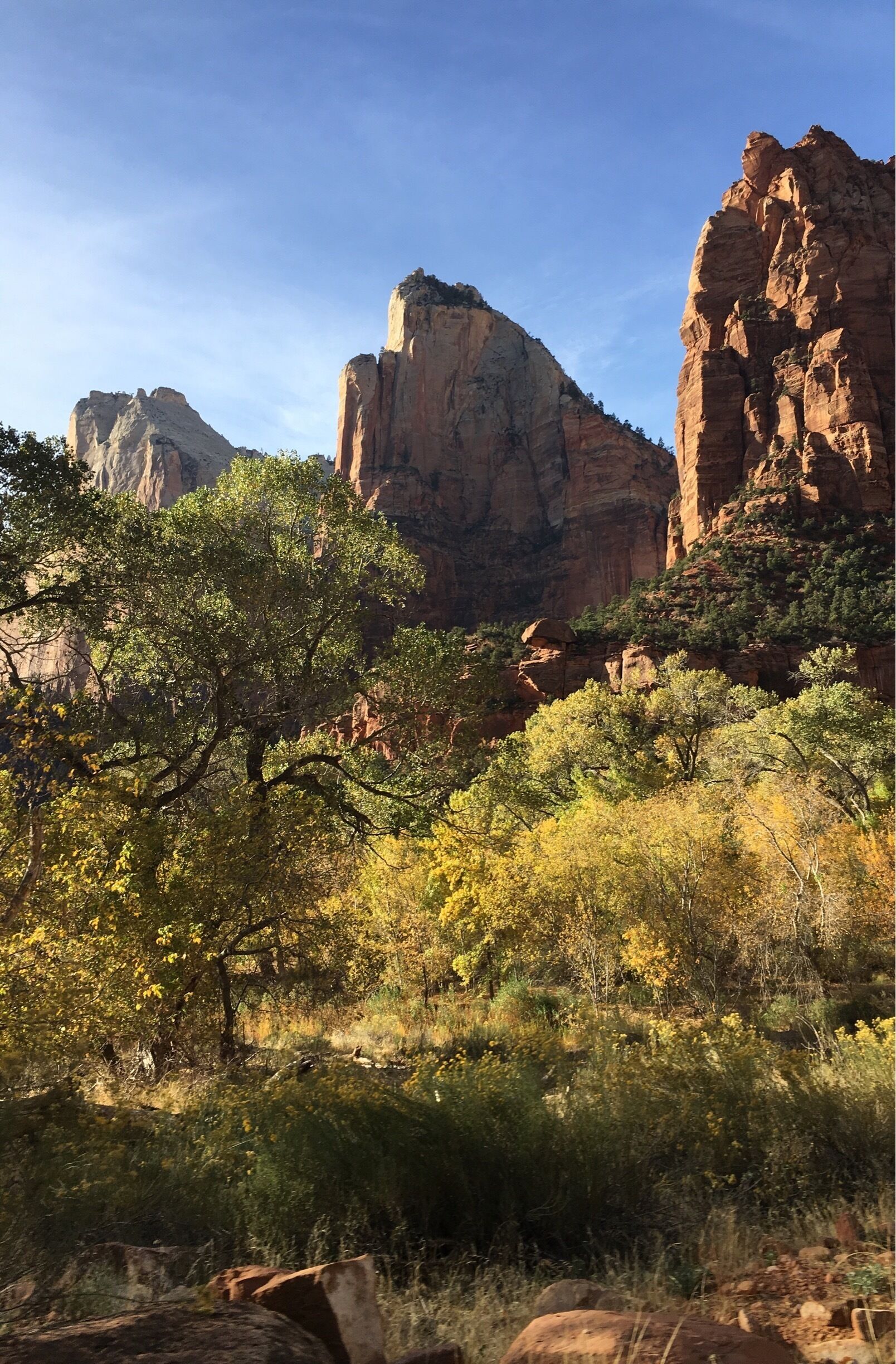 Court of the Patriarchs from the south-east side
#Utah #Zion
(Oct. 2017)